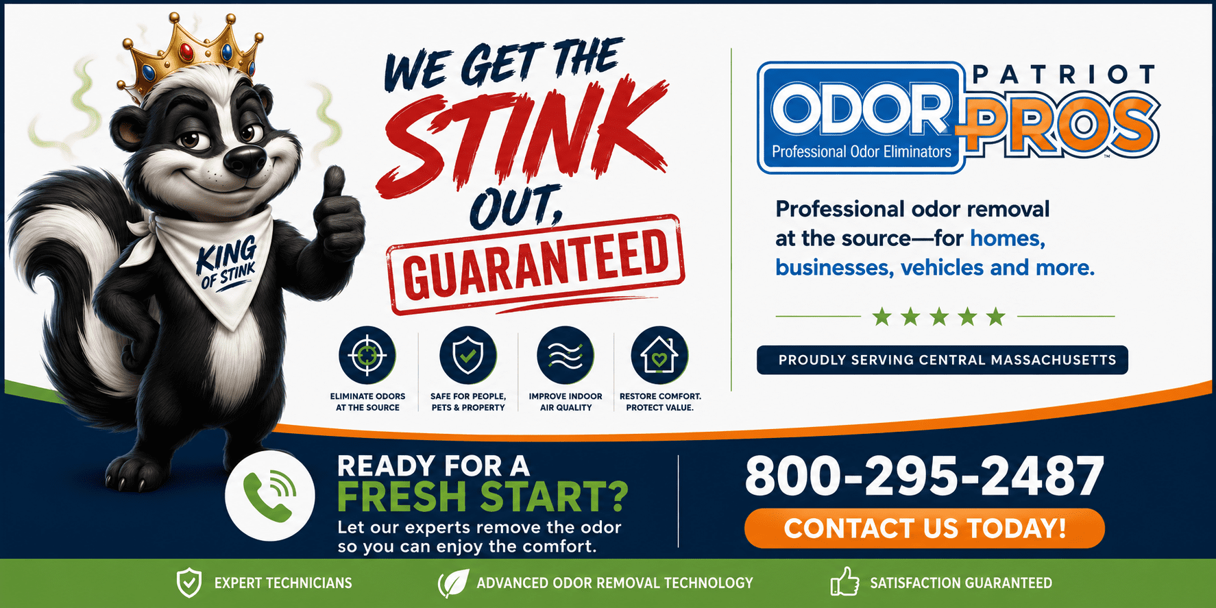 King of STink Call to Action Button